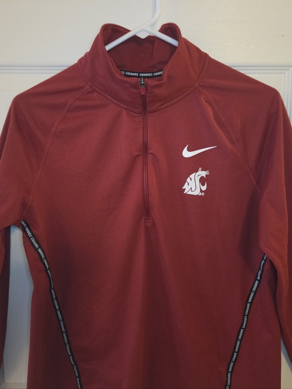 Nike Dri-Fit Womens Washington State University Quarter-Zip Pullover - Picture 2 of 8